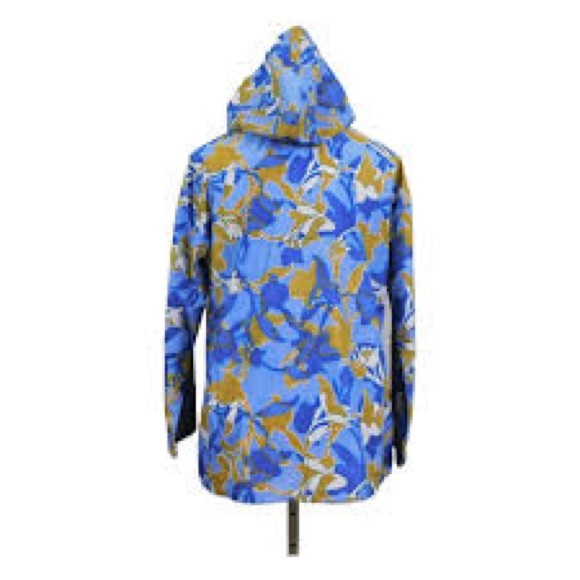 LOGO by Lori Goldstein Blue and Yellow Floral Jacket - Picture 5 of 6